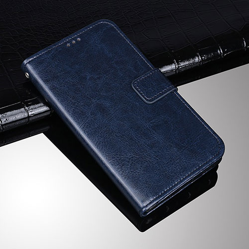 Leather Case Stands Flip Cover Holder for Sony Xperia 10 Blue