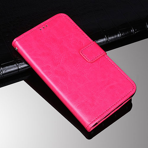 Leather Case Stands Flip Cover Holder for Sony Xperia XA3 Hot Pink