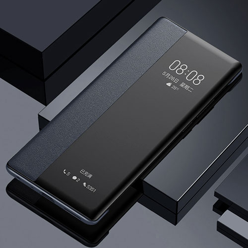 Leather Case Stands Flip Cover Holder for Vivo iQOO 10 5G Black