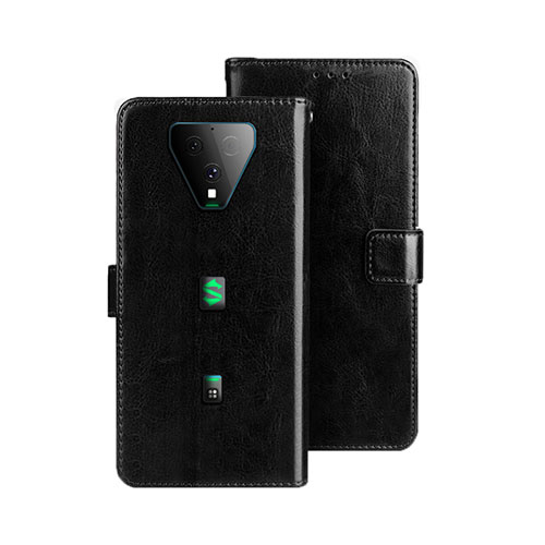 Leather Case Stands Flip Cover Holder for Xiaomi Black Shark 3 Pro Black