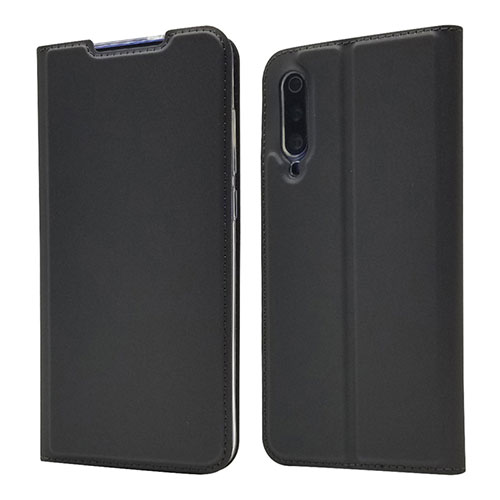 Leather Case Stands Flip Cover Holder for Xiaomi Mi 9 Lite Black