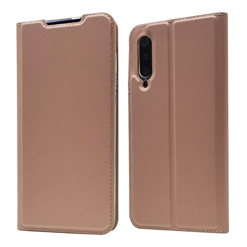 Leather Case Stands Flip Cover Holder for Xiaomi Mi 9 Pro 5G Rose Gold