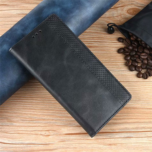 Leather Case Stands Flip Cover Holder for Xiaomi Poco X3 NFC Black
