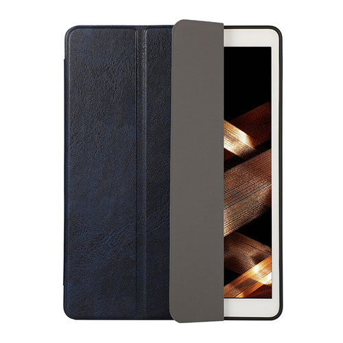 Leather Case Stands Flip Cover Holder H02 for Apple iPad 10.2 (2020) Blue