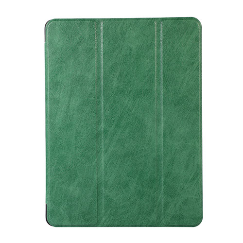 Leather Case Stands Flip Cover Holder H02 for Apple iPad Air 3 Green