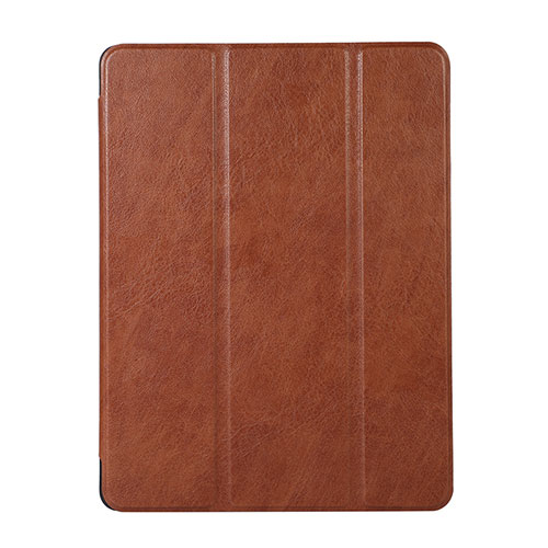 Leather Case Stands Flip Cover Holder H02 for Apple iPad Pro 10.5 Brown