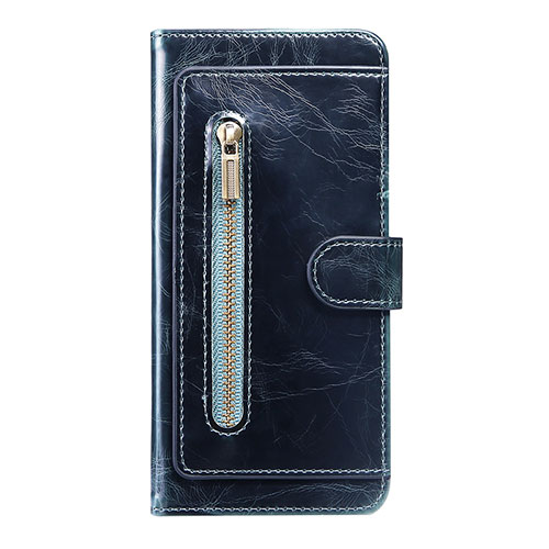 Leather Case Stands Flip Cover Holder JDK for Samsung Galaxy S20 Ultra 5G Blue
