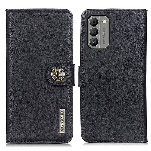 Leather Case Stands Flip Cover Holder K02Z for Nokia G400 5G Black