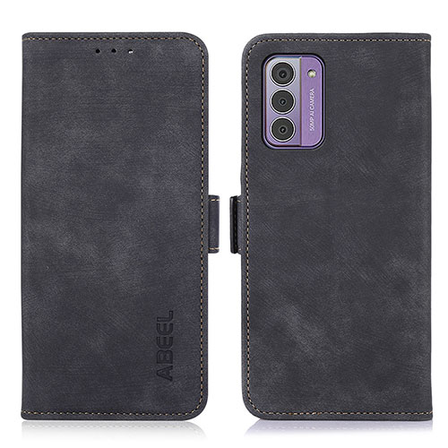 Leather Case Stands Flip Cover Holder K08Z for Nokia G42 5G Black