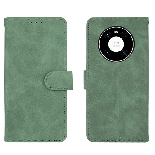 Leather Case Stands Flip Cover Holder L01Z for Huawei Mate 40 Green