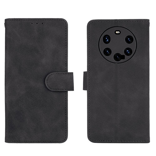 Leather Case Stands Flip Cover Holder L01Z for Huawei Mate 40 Pro+ Plus Black