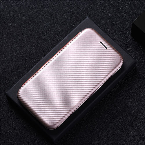 Leather Case Stands Flip Cover Holder L02Z for Huawei Honor X5 Rose Gold