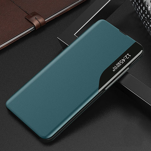 Leather Case Stands Flip Cover Holder L03 for Oppo Find X3 Pro 5G Green