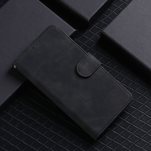 Leather Case Stands Flip Cover Holder L03Z for Xiaomi Mi Note 10 Lite Black