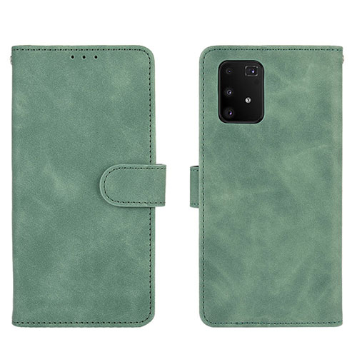 Leather Case Stands Flip Cover Holder L05Z for Samsung Galaxy S10 Lite Green