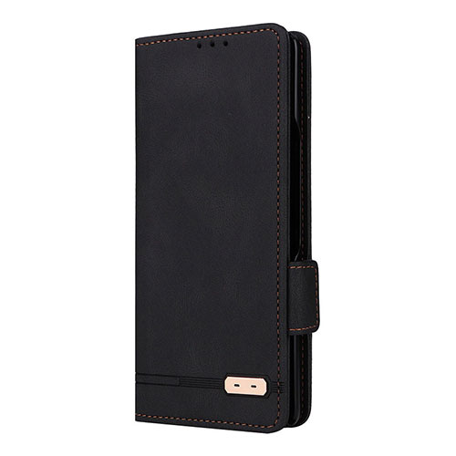 Leather Case Stands Flip Cover Holder L09Z for Samsung Galaxy Z Fold2 5G Black