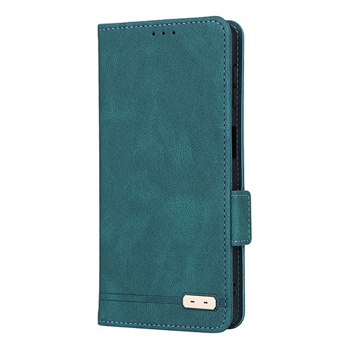 Leather Case Stands Flip Cover Holder L10Z for Samsung Galaxy M32 5G Green