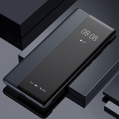 Leather Case Stands Flip Cover Holder LF1 for Xiaomi Mi Mix 4 5G Black