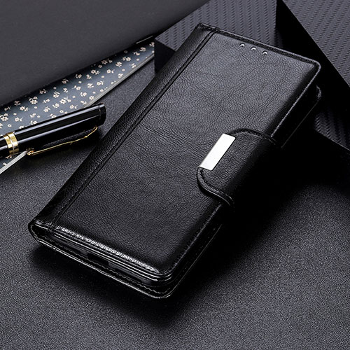 Leather Case Stands Flip Cover Holder M01L for Xiaomi Poco M3 Black