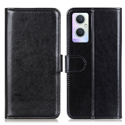 Leather Case Stands Flip Cover Holder M02L for OnePlus Nord N20 5G Black
