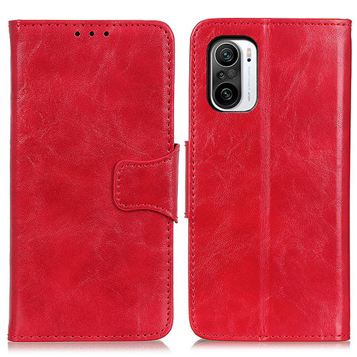 Leather Case Stands Flip Cover Holder M02L for Xiaomi Mi 11X Pro 5G Red