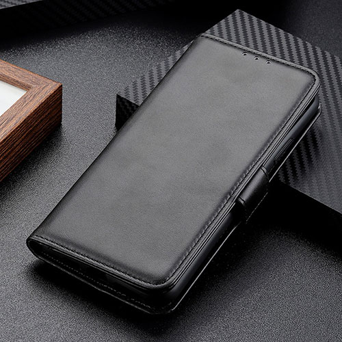 Leather Case Stands Flip Cover Holder M06L for Motorola Moto G200 5G Black