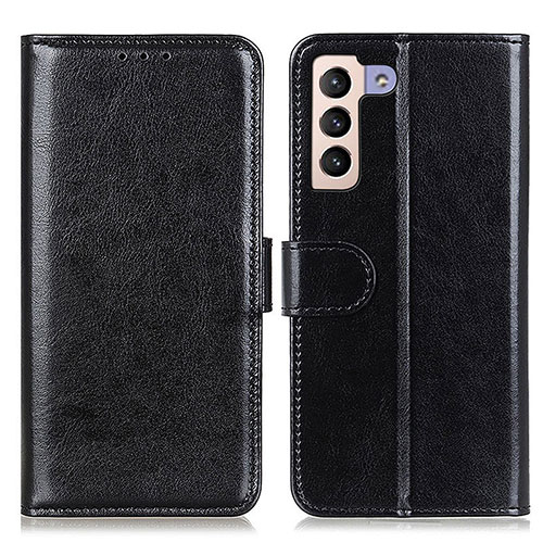 Leather Case Stands Flip Cover Holder M07L for Samsung Galaxy S21 FE 5G Black