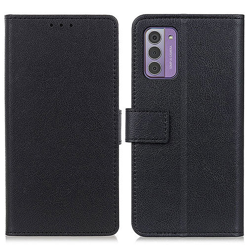 Leather Case Stands Flip Cover Holder M08L for Nokia G42 5G Black