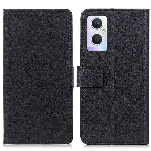 Leather Case Stands Flip Cover Holder M08L for OnePlus Nord N20 5G Black