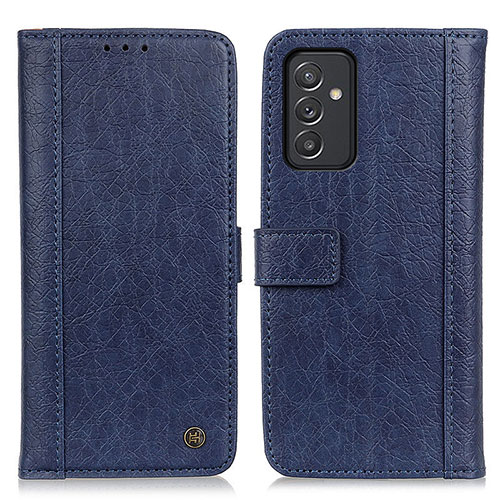 Leather Case Stands Flip Cover Holder M10L for Samsung Galaxy A25 5G Blue