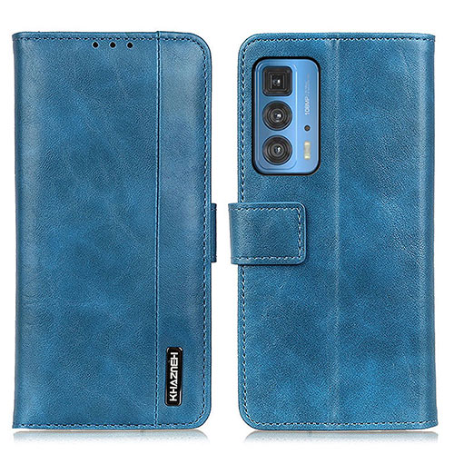 Leather Case Stands Flip Cover Holder M11L for Motorola Moto Edge 20 Pro 5G Blue
