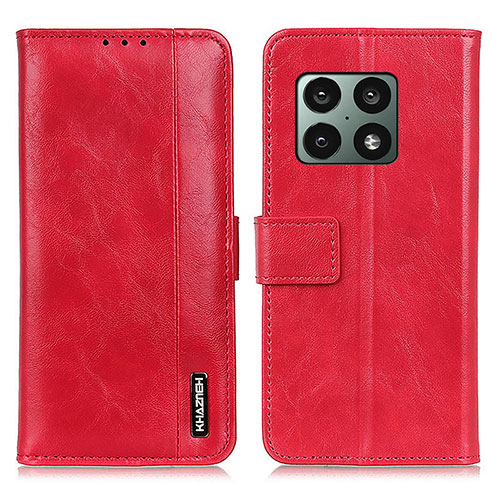 Leather Case Stands Flip Cover Holder M11L for OnePlus 10 Pro 5G Red