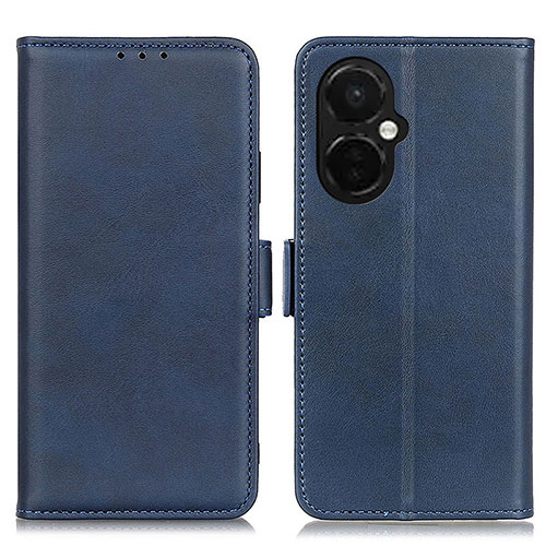Leather Case Stands Flip Cover Holder M15L for OnePlus Nord N30 5G Blue