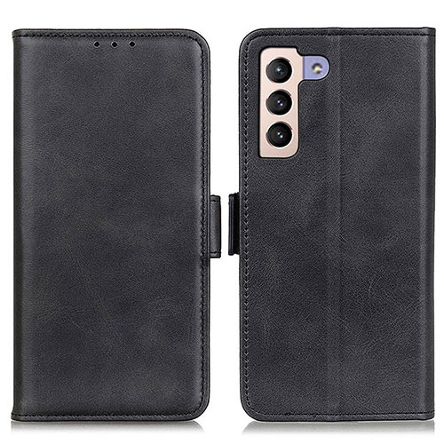 Leather Case Stands Flip Cover Holder M15L for Samsung Galaxy S21 5G Black
