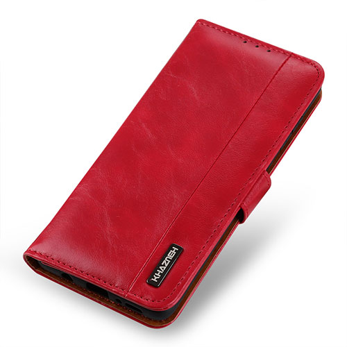 Leather Case Stands Flip Cover Holder M25L for Samsung Galaxy S23 Plus 5G Red