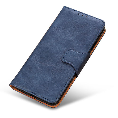 Leather Case Stands Flip Cover Holder ML2 for Samsung Galaxy A73 5G Blue