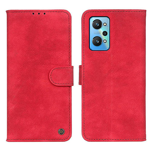 Leather Case Stands Flip Cover Holder N03P for Realme GT Neo 3T 5G Red