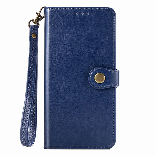 Leather Case Stands Flip Cover Holder S07D for Huawei P40 Pro Blue