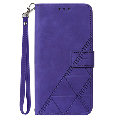 Leather Case Stands Flip Cover Holder Y02B for Samsung Galaxy S20 FE (2022) 5G Purple