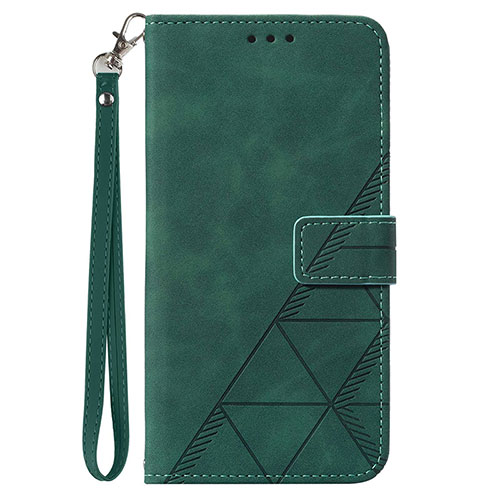 Leather Case Stands Flip Cover Holder Y02B for Samsung Galaxy S20 FE 5G Green