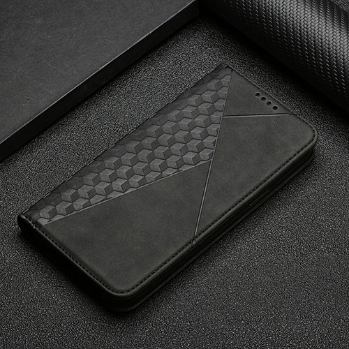 Leather Case Stands Flip Cover Holder Y02X for Samsung Galaxy A51 5G Black