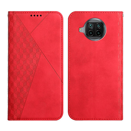 Leather Case Stands Flip Cover Holder Y02X for Xiaomi Mi 10T Lite 5G Red