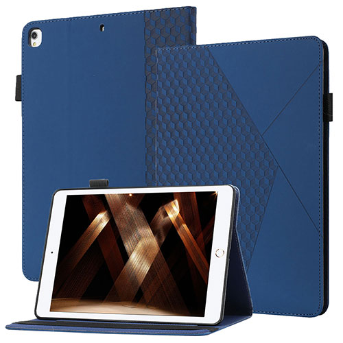 Leather Case Stands Flip Cover Holder YX1 for Apple iPad Air 3 Blue