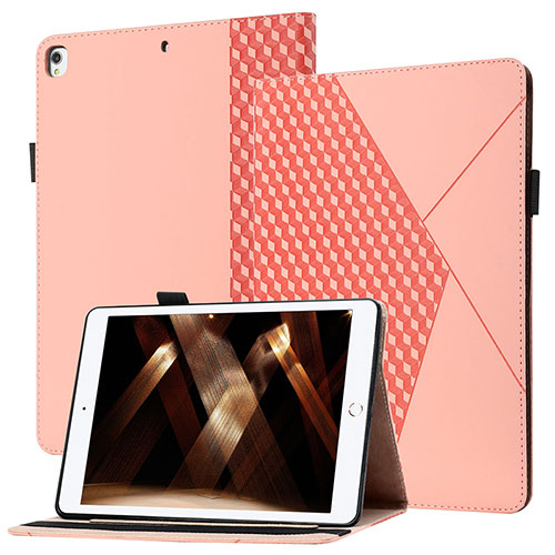 Leather Case Stands Flip Cover Holder YX1 for Apple iPad Pro 10.5 Rose Gold