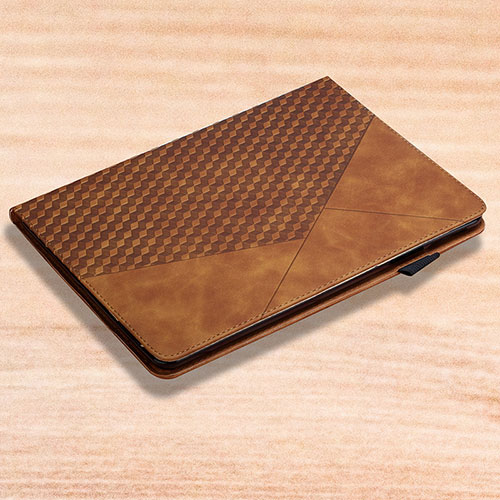 Leather Case Stands Flip Cover Holder YX2 for Apple iPad Air 3 Brown