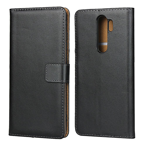 Leather Case Stands Flip Cover K01 for Xiaomi Redmi Note 8 Pro Black