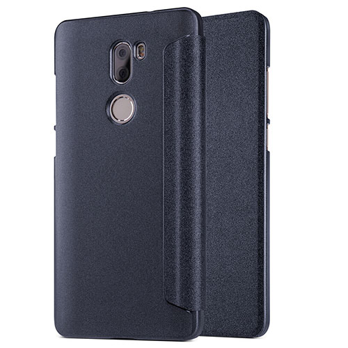 Leather Case Stands Flip Cover L01 for Xiaomi Mi 5S Plus Black