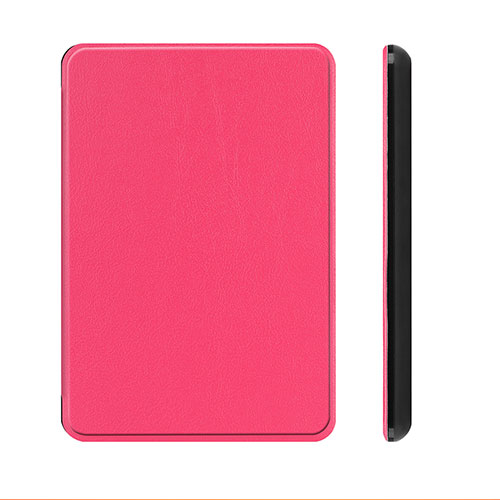 Leather Case Stands Flip Cover L01 Holder for Amazon Kindle Paperwhite 6 inch Hot Pink