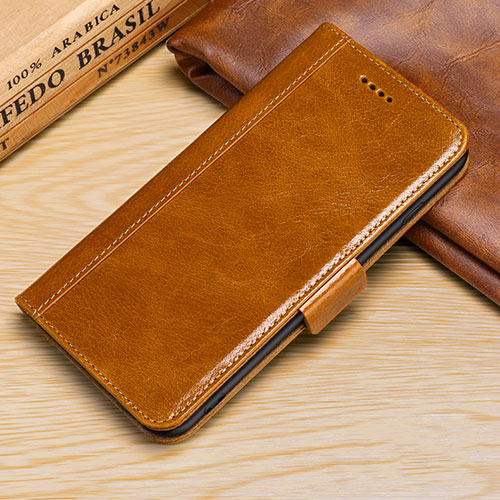 Leather Case Stands Flip Cover L01 Holder for Apple iPhone XR Orange