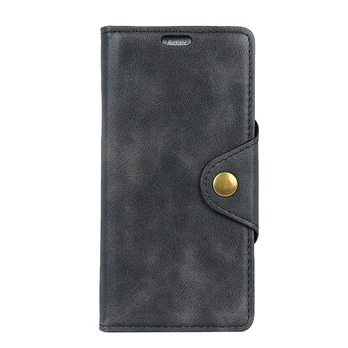 Leather Case Stands Flip Cover L01 Holder for Asus Zenfone 5 ZS620KL Black